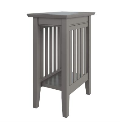 AFI Mission Chair Side Table in Grey
