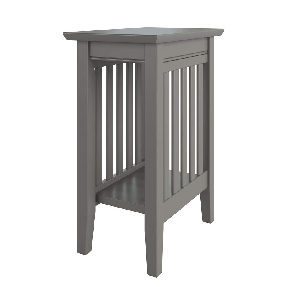AFI Mission Chair Side Table in Grey
