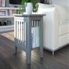 AFI Mission Chair Side Table in Grey view 2