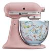 KitchenAid 5 Quart Ceramic Bowl for all 4.5-5 Quart Tilt-Head Stand Mixers KSM2CB5PWG, White Gardenia view 2