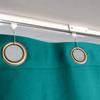 TWOPAGES Ceiling Track Room Divider Curtain Kit with Blackout Curtain, x-Large B, 9ft to 12ft Wide x 9ft Tall(1 Panel, 12.5ft Wide by 8.5ft Tall, Turquiose) view 2