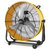 Simple Deluxe 24 Inch Heavy Duty Metal Industrial Drum Fan, 3 Speed Floor Fan for Warehouse, Workshop, Factory and Basement view 1