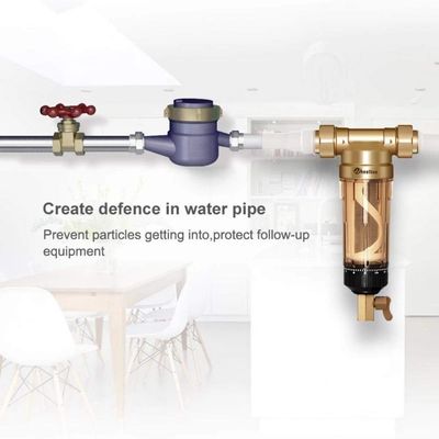 E-HOLISTIC LIFESTYLE Water Filter Carry Two Wipers Standard Brass Purifier