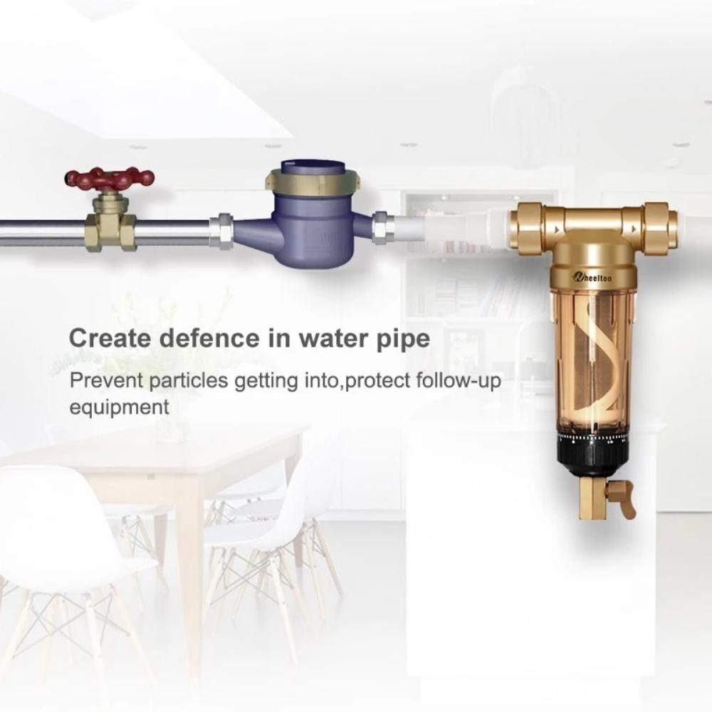 E-HOLISTIC LIFESTYLE Water Filter Carry Two Wipers Standard Brass Purifier