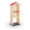 Guidecraft Free Library Exchange Book Stand: 3-Shelf Wooden Storage Bookcase, Classroom Furniture view 2