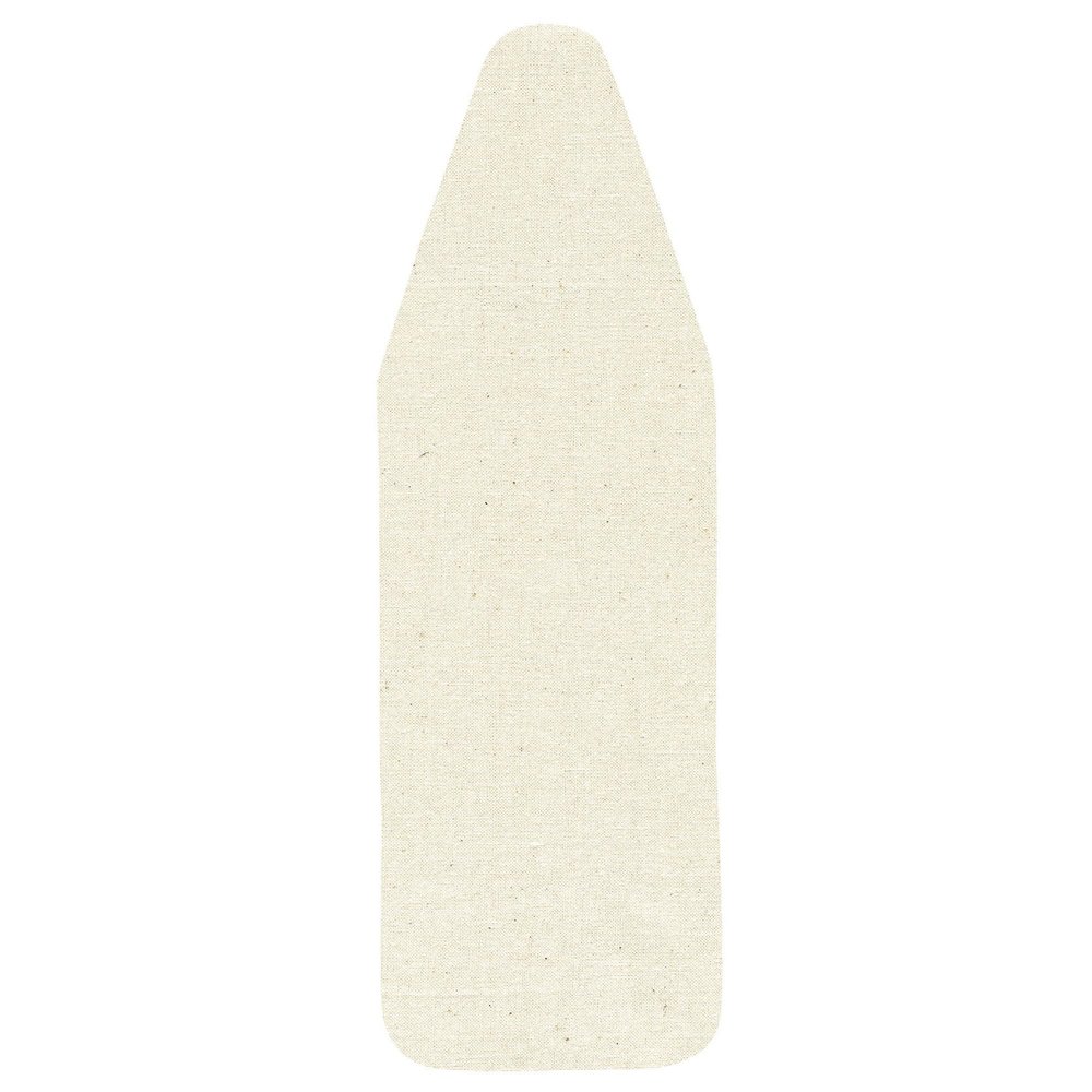 Household Essentials Universal Ironing Board Cover and Pad | Fits Standard and Wide Top Boards | Beige