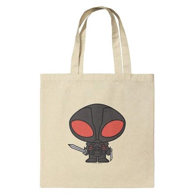 GRAPHICS & MORE Aquaman Movie Black Manta Chibi Character Grocery Travel Reusable Tote Bag