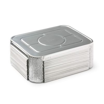 (210 Pack) Premium Lids for Chafing Pans 9" x 13" Half Deep Pans l Top Choice Disposable Heavy Duty Aluminum Foil Tin Pan Lid Perfect for Roasting Potluck Catering Party BBQ Baking Cakes Pie