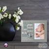 LifeSong Milestones Personalized Baby Birth Arrival Announcement - Newborn Stats Kitten Nursery Picture Frame Decor for Boys and Girls 8 x 10 Frame Holds 4 x 6 Photo (Grey) view 4