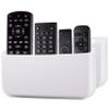 TotalMount Hole-Free Remote Holders Eliminate Need to Drill Holes in Your Wall (For 3 or 4 Remote Controls Premium White Quantity 2) view 1