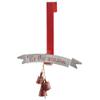 Mud Pie Tin Banner Wreath Hanger (Merry) view 3