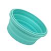 CARTINTS Small Collapsible Bowl Silicone Food Storage Containers Collapsible Camping Bowl for Travel Camping Hiking with Airtight Plastic Lids and 2Pack Silicone Dish Sponges- Blue, 500ml view 2