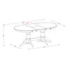 East West Furniture VAAB9-OAK-04 9 Piece Dining Table Set Includes an Oval Dining Room Table with Butterfly Leaf and 8 Light Tan Linen Fabric Parsons Chairs, 40x76 Inch, Oak view 3