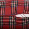 4TH Emotion Set of 2 Christmas Scottish Tartan Plaid Throw Pillow Covers Cushion Case Polyester for Farmhouse Home Decor Red and Green, 18 x 18 Inches view 3