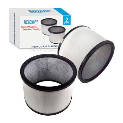 HQRP 2-Pack HEPA Filter compatible with Dyson Pure Cool Link Desk DP01 & Pure Hot+Cool HP01 HP02 Heater + Fan, 968125-03 EVO Filter Replacement