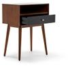 Adore Decor Brookline Side Table Walnut Brown view 4