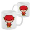 The Flash Cute Chibi Character Ceramic Coffee Mug, Novelty Gift Mugs for Coffee, Tea and Hot Drinks, 11oz, White view 2
