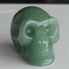 2'' Hand Carved Mixed Gemstone Skull Figurine Carving Home Decor (Green Aventurine) view 1