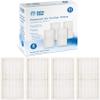 Fette Filter - 4 True HEPA Filters Compatible with 3M Filtrete F1 Replacement Filter for Purifier FAP-C01-F1,FAP-T02-F1, FAP-C01BA-G1, FAP-T02WA-G1, FAP-ST02W FAP-ST02N Compare to Part # FAPF-F1-A F1 view 1