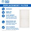 Fette Filter - 4 True HEPA Filters Compatible with 3M Filtrete F1 Replacement Filter for Purifier FAP-C01-F1,FAP-T02-F1, FAP-C01BA-G1, FAP-T02WA-G1, FAP-ST02W FAP-ST02N Compare to Part # FAPF-F1-A F1 view 3