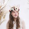 Cntqiang Vintage Creative Bridal Headpiece Gothic Tree Branches Deer Antlers Headband Cosplay Party Props Headpieces view 2