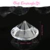 YGDZ Clear Acrylic Diamonds, 30mm Big Clear Crystals Diamond for Wedding Party Decoration Table Scatter Bridal Shower Vase Fillers, 1.5 Pounds view 2