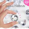 YGDZ Clear Acrylic Diamonds, 30mm Big Clear Crystals Diamond for Wedding Party Decoration Table Scatter Bridal Shower Vase Fillers, 1.5 Pounds view 3