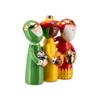 Alessi AGJ01 4 Uno, Due, TRE Re Magi - Design Nativity Scene Figurine, Hand Decorated Porcelain, Three Wise Men Characters view 2