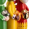 Alessi AGJ01 4 Uno, Due, TRE Re Magi - Design Nativity Scene Figurine, Hand Decorated Porcelain, Three Wise Men Characters view 4