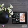 LifeSong Milestones Personalized Baby Birth Arrival Announcement - Newborn Stats Kitten Nursery Picture Frame Decor for Boys and Girls 8 x 10 Frame Holds 4 x 6 Photo (Black) view 4