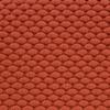 Sweet Home Collection Chair Cushion Memory Foam Pads Honeycomb Pattern Slip Non Skid Rubber Back Rounded Square 16" x 16" Seat Cover, 4 Pack, Rust view 2