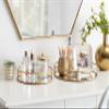 Kate and Laurel Felicia Modern Glam Metal Nesting Trays | Decorative Round Shape with Handles and Mirror Surface, Set of 2, Gold view 4