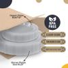 Exquisite Victorian Plastic Plates 80 Piece Plastic Disposable Plates for Party Set For 40 Guests 40 X 7.5 inch Dessert Plates & 40 X 10.25 Inch Plastic Plates Disposable Heavy Duty Clear Plates view 4