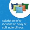 20 inch Pillows by Environments, Set of 6 in Nature Colors for Homes, Schools, daycares and playrooms view 4