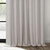 HPD Half Price Drapes - Faux Linen Curtains for Living Room (1 Panel) - 100W X 84L - Extra Wide Textured Room Darkening Curtains for Bedroom 84 Inches Long - Drapes for Home Decor, Birch view 3