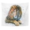 Suklly Suklly Male Lion Tapestry Bright Color Colour Tapestry 60 X 80 Inches for Home Dorm Picnic Mat Beach Towel view 1