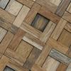 11 7/8"W x 11 7/8"H x 3/4"P Freeport Boat Wood Mosaic Wall Tile, Natural Finish view 4