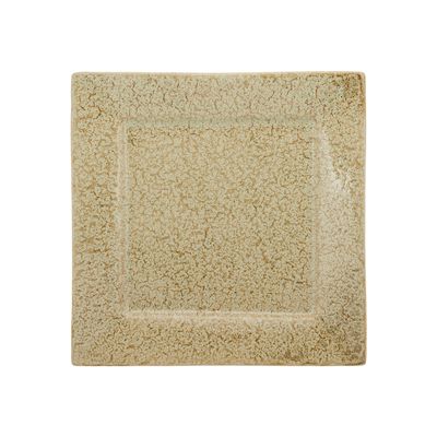 10 Strawberry Street Whittier-Tiger Eye 16" Sq 16 inch Platter