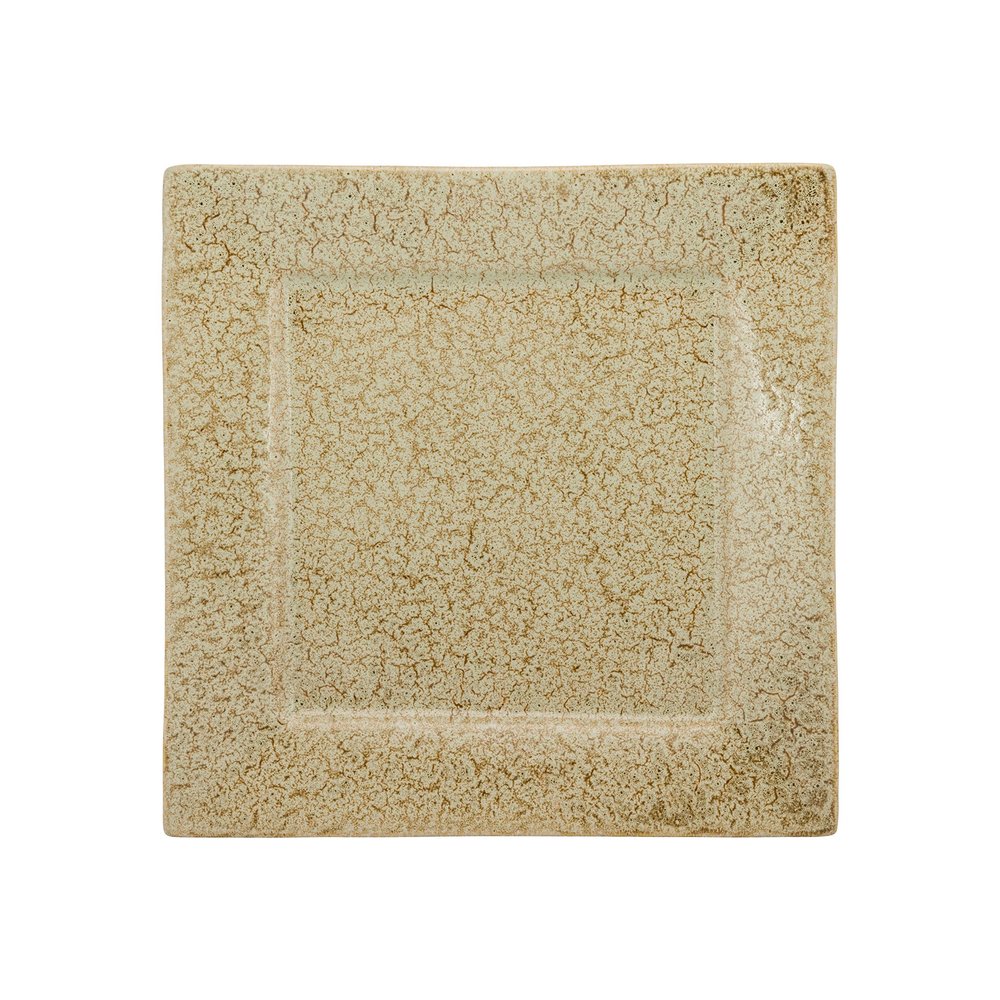 10 Strawberry Street Whittier-Tiger Eye 16" Sq 16 inch Platter