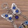 Blue Evil Eye, Turkish Blue Beads Amulet Delicate Blue Glass Ornament Home Protection Wall Hanging Decor for Lucky view 3