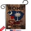 State South Carolina Home Sweet Garden Flag Set Wall Holder Regional USA American Territories Republic Country Particular Area Small Decorative Gift Yard House Banner Double-Sided Made In 13 X 18.5 view 2