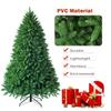 Goplus 6ft Unlit Artificial Christmas Tree, Premium Hinged Fir Tree, Easy Assembly with Metal Stand, Xmas Dcor for Indoor and Outdoor view 3