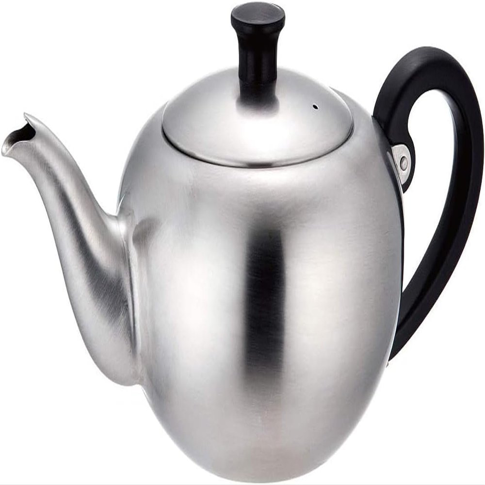 Aoyoshi 064869 Matte Silver Teapot 16.9 fl oz (500 ml) Made in Japan