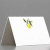Nancy Nikko Place Cards with Lemon on Branch for Weddings, Showers, and Dinner Parties. Table Tent Style, Scored for Easy Folding. Available in Pkgs of 50 view 1