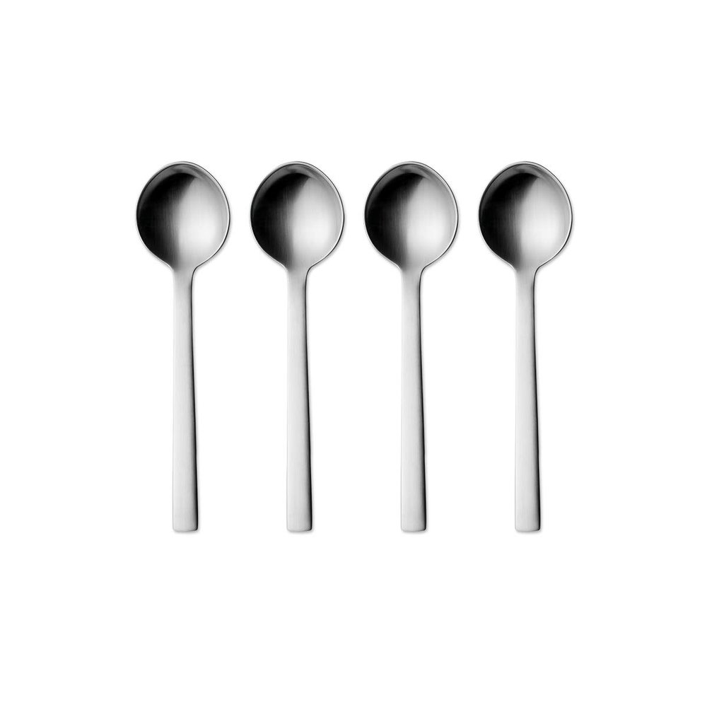 Georg Jensen New York Dessert Spoon Giftbox, 4-Piece