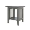 AFI, Mission End Table, Grey view 1