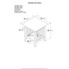 AFI, Mission End Table, Grey view 3