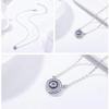 Bansriracha 925 Sterling Silver Lucky Blue Eye Clear CZ Samsara Pendant Necklace Women Luxury Sterling Silver Jewelry CQN165 view 3