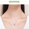 Bansriracha 925 Sterling Silver Lucky Blue Eye Clear CZ Samsara Pendant Necklace Women Luxury Sterling Silver Jewelry CQN165 view 4