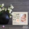 LifeSong Milestones Personalized Baby Birth Arrival Announcement - Newborn Stats Pink Flower Nursery Picture Frame Decor for Boys and Girls 8 x 10 Frame Holds 4 x 6 Photo (Ivory) view 4